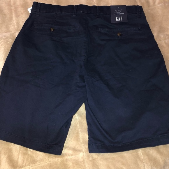 Gap flat front shorts | Navy Blue size 32 | 10” length Comfort stretch waistband - Picture 4 of 7